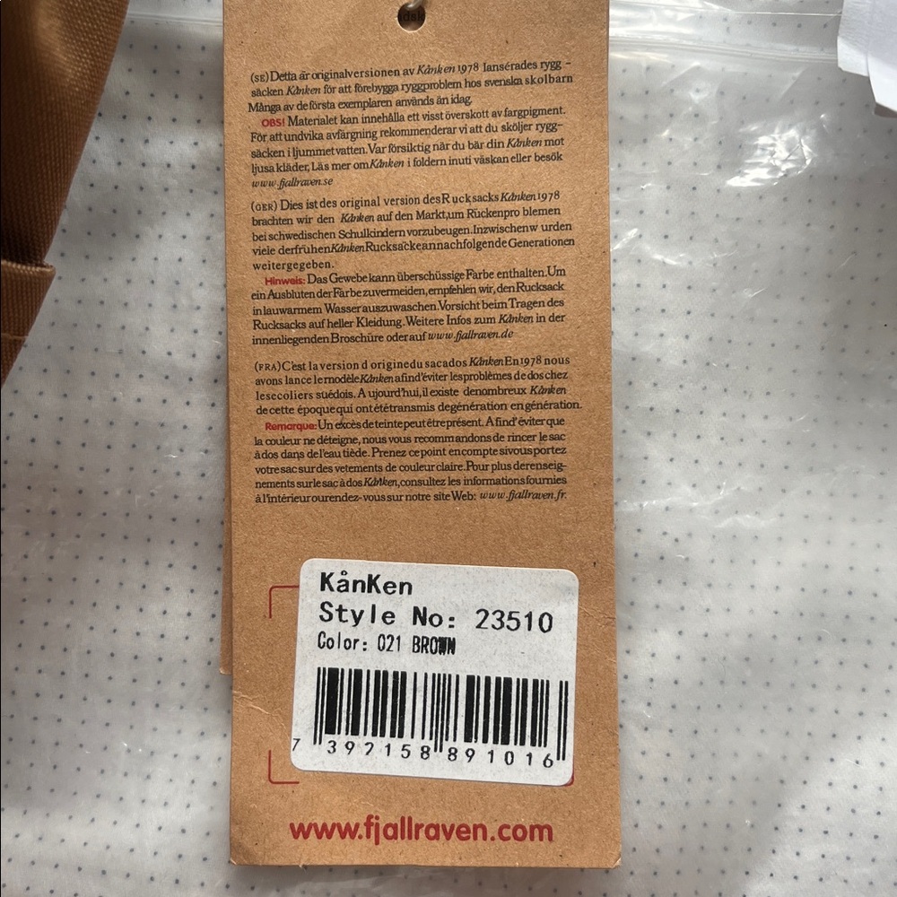 Fjallraven mini convertible backpack BRAND NWT - Picture 5 of 7